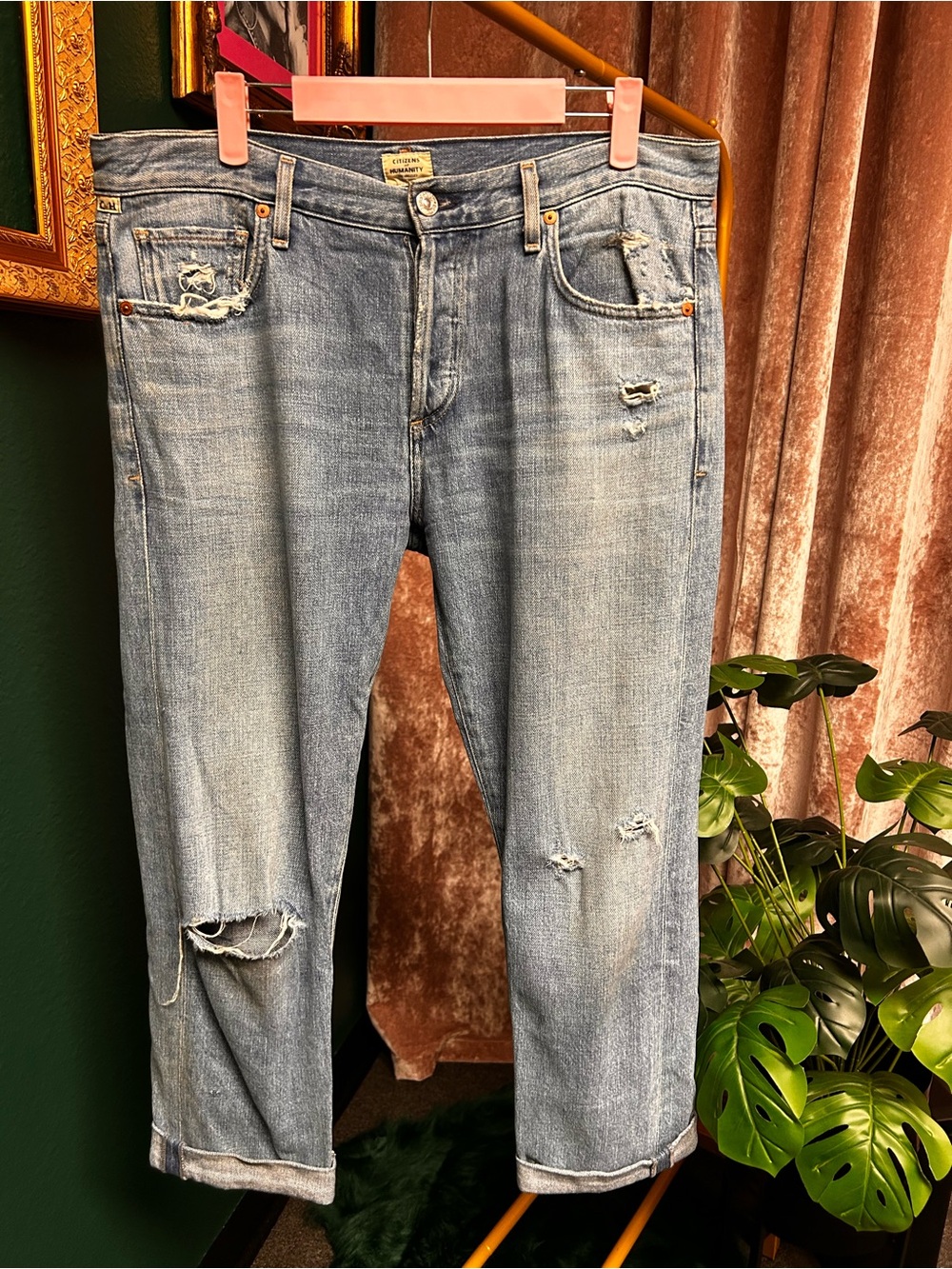 Citizens Of Humanity Light Blue Denim Jeans